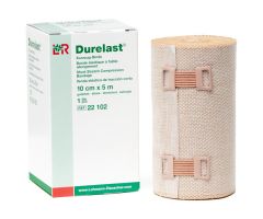 Durelast Extra Short Stretch Bandage - 4" x 5.5 yd (10 cm x 5 m) - 1 Roll