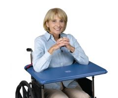 Skil-Care Softop Wheelchair Tray - 16"-18" Vinyl - Blue