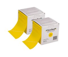 TheraBand Professional Latex Resistance Bands - 5� wide x 100 yards long - Light Yellow