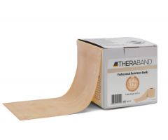 TheraBand Professional Latex Resistance Bands - 5� wide x 100 yards long - Super-Thin Tan