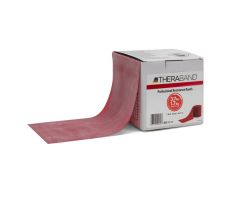 TheraBand Professional Latex Resistance Bands - 5� wide x 50 yards long - Medium Red