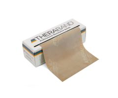 TheraBand Professional Latex Resistance Bands - 5� wide x 6 yards long - Super-Light Tan Gold