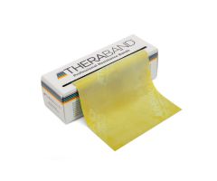TheraBand Professional Latex Resistance Bands - 5� wide x 6 yards long - Light Yellow