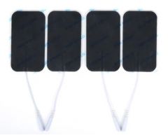Foam Electrodes - 2" x 3.5" Rectangle 40 Pack