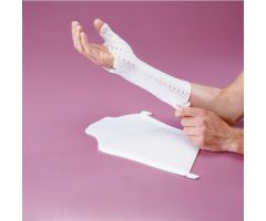 Rolyan AquaForm Zippered Wrist and Thumb Spica Splint - Short, LG