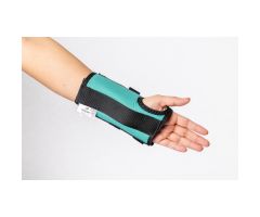 Rolyan Teal D-Ring Wrist Brace Left X-Small