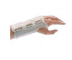 Rolyan D-Ring Wrist Braces, Beige - Left, Large