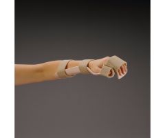 Pre-formed Resting Pan Mitt Splint with Strapping - White - Right - M1