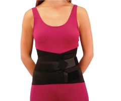Sammons Preston Lumbosacral Support with Insert Pocket - Small - Black