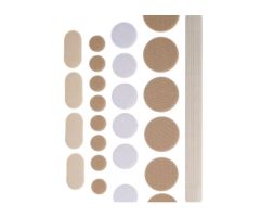 Rolyan Self-Adhesive Rolyan Coins 1-7/8", Black - 100