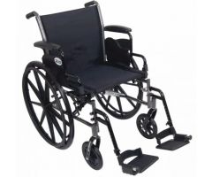 Cruiser III, 20" x 16", Desk Arm Elevating Legrests
