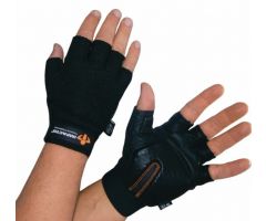 Half Finger Impacto Carpal Tunnel Gloves - Leather, Large