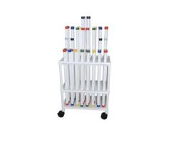 Rolling Storage Cart for 20 Bars