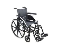 Viper Wheelchair, 12" Flip Back Desk Arm, Footrests