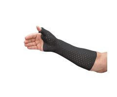 Rolyan AquaForm Zippered Wrist and Thumb Spica Splint - Charcoal, short, LG