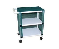 MJM Mini Shelved Carts - Linen, Vinyl, Forest Green