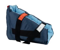 Rolyan Boot Pillows - Mid-Calf Heel Pillow, Navy/Light Blue