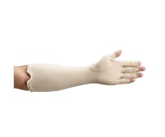 Open Finger Left Rolyan Compression Gloves, Forearm Length- Large