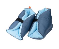 Rolyan Boot Pillows - Heel Pillow, Navy/Light Blue