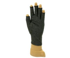Rolyan Compression Gloves, Black - Left, SM