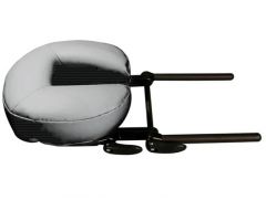 Oakworks Face Rest - Black Quicklock Platform W/ Stone Aerocel Cushion