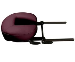 Oakworks Face Rest - Black Quicklock Platform With Ruby Aerocel Cushion