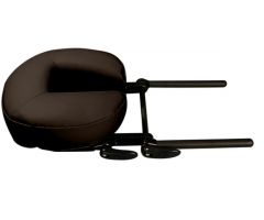 Oakworks Face Rest - Black Quicklock Platform With Espresso Aerocel Cushion