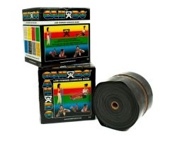 CanDo Bands - 100 Yard Roll Exercise Band Twin-Paks - X-Heavy, Black, Latex