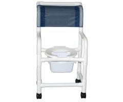 Shower/Commode Chair - Pail & Swing Away Arms