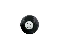 Rubber Medicine Ball � 15lbs � Black
