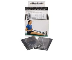 THERABAND Individual Professional Resistance Bands - Box of 15 - 5 ft - Special Heavy Black