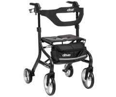 Nitro Sprint Rollator, Tall - Black