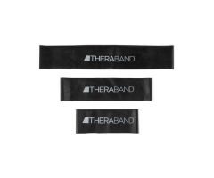 THERABAND, 18" RESISTANCE BAND LOOP, Black