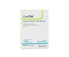 ComfiTel Silicone Contact Layer Wound Dressing - 2" x 3"