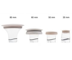 LymphaTouch - 4 Cup Selection 1 each of 35mm, 50mm, 60mm, 80mm