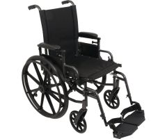ProBasics K4 High Strength Wheelchair - 18" x 16" - Swing Away Footrests