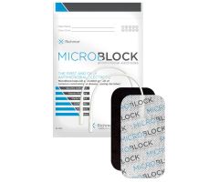 MicroBlock - 2" X 3.5" Rectangle Cloth Electrode - 4 pack