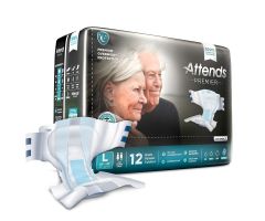 Attends ALI-BR30 Premier Heavy Absorbency Brief-Large-12/Bag