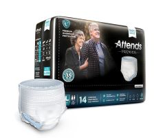 Attends ALI-UW40 Premier Heavy Absorbency Underwear-XL-56/Case