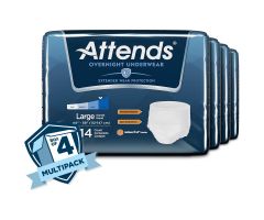 Attends APPNT30 Overnight Protective Underwear-Large-56/Case