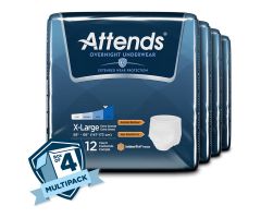 Attends APPNT40 Overnight Protective Underwear-XL-48/Case