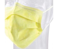 High Filtration Procedure Face Mask with Earloop, Yellow