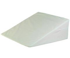 Medline Reusable Polyester-Covered Foam Positioning Wedge, 10" High with 24" x 24" Base, 22.6 Angle