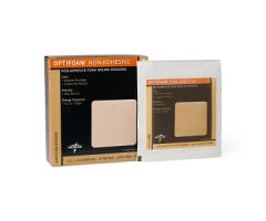 Optifoam Nonadhesive Foam Wound Dressing in Educational Packaging, 4" x 4" MSC1244EP