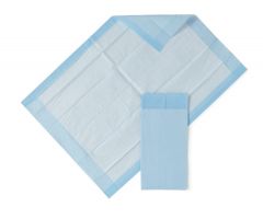 Protection Plus Underpad, Light Absorbency, 23" x 36", Blue