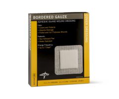 Bordered Gauze Adhesive Island Wound Dressing MSC3266Z