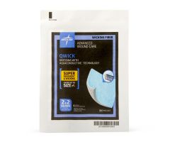 Qwick Nonadhesive Dressing with Aquaconductive Technology, 2" x 2" MSC5822H