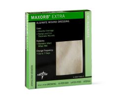 Maxorb Extra CMC / Alginate Dressings, 4" x 4", in Educational Packaging