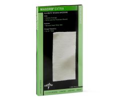 Maxorb Extra CMC / Alginate Dressings, 4" x 8", in Educational Packaging