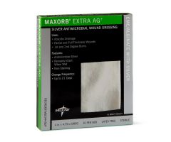 Maxorb Extra Ag+ CMC / Alginate Dressings, 4" x 4.75", in Educational Packaging MSC9445EP